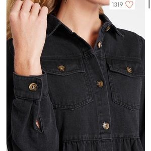 Gilli Denim Tiered Dress